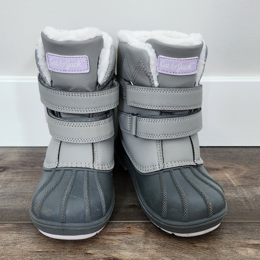 Cat & Jack toddler girls show boots, size 11T